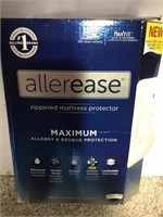 Allerease zippered mattress protector
White,