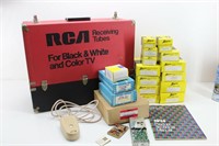 Vintage RCA Receiving Tubes w/Case