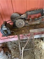Metal Band Saw with Stand. Works