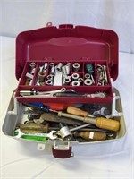 Red Toolbox Full of Tools