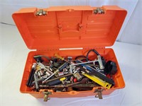 Orange Tool box full of tools