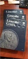 Lincoln Head Cents Books with some coins