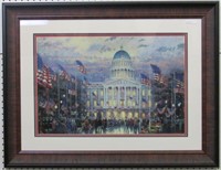 Flags Over The Capital Giclee by Thomas Kinkade