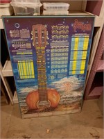 Wooden Guitar Poster