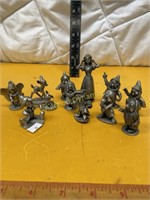 Disney Pewter Figurines (12)
