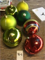 (7) Oversized Ornaments