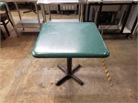 30'' x 30'' Green Dining Table