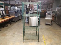 30'' Green wire Rack