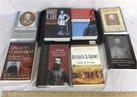 Eight Civil War Military Commander Books