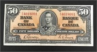 1937 $50 BANK OF CANADA