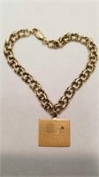 14K Gold Anniversary Bracelet
