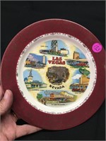 Vintage Las Vegas Collectible Plate Homer Laughlin