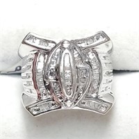 Certified 10K Diamond(0.6Ct,I1-I3,F-G) Ring