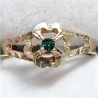 $800 10K Emerald Ring