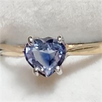 $1200 10K Sapphire (1ct) Ring