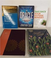 3x various books and 2x monthly planners 2020