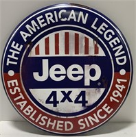 Jeep Dealership Metal Button Advertising Convex