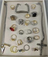 Costume Jewelry. Rings, Necklaces, Earrings Etc