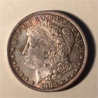 1883-P Morgan Silver Dollar Toned Nice Condition