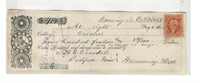1869  Lansing Io $414.59 w/ Stamp