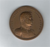 Bronze Gen. Jacob Brown Medal 2.5" Dia 141.8gr
