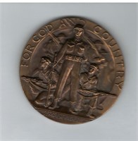 Bronze AMERICAN LEGION SCHOOL AWARD medallion