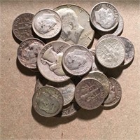 $2.45 Face 90% Silver  Mixed and a 40% Clad Half