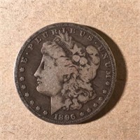 1896-O Morgan Silver Dollar New Orleans Mint