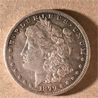 1879-P Morgan Silver Dollar