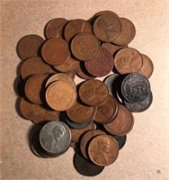 Mixed Lot of Coins Cents & Nickels