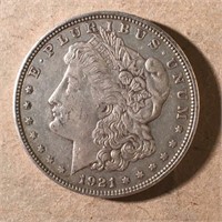 1921-P Morgan Silver Dollar Last Year of Series