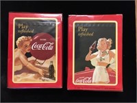 Coca-Cola Playing Cards Two Decks MINT