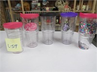 Lot of 5 - Tervis Cups