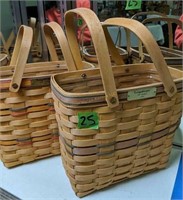 1995, 1996 Longaberger Vip Baskets