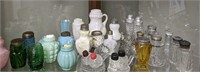 Shelf Lot Salt And Pepper Shakers, Milk Glass