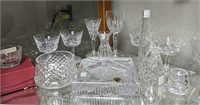 Shelf Lot Waterford Crystal. Ashtray, Bowl,