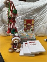 Elf Door Knob hangers and Gift Boxes w/ teddy