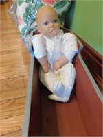AMISH MADE DOLL CRADLE