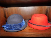 GROUP OF 5 HATS INCLUDING BOLLAN SEBERGER GERMANY