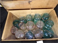 14-Mason & Ball jars assorted sizes
