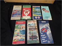 7-Vintage Maps (gas/oil Advertising)