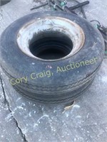 (2) Mobile Home Tires & Rims, 7-14.5,
