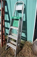 Pair of Aluminum 4' Ladders
