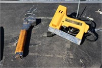 Pair of Staple Guns (1 Electric & 1 Hammer-Style)