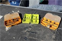 (3) Incomplete/Used Drill Bit Sets