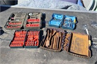 (4) Incomplete/Used Drill Bit Sets