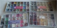 (4) Sets of Jewelry Beads in Cases