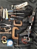 Handyman Tool Lot - Planer,Clamps,Tools,Glue Gun