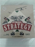 Rare vintage FINAL STRATEGY  limited edition game