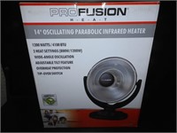 New Pro Fusion 14" Oscillating Infrared Heater